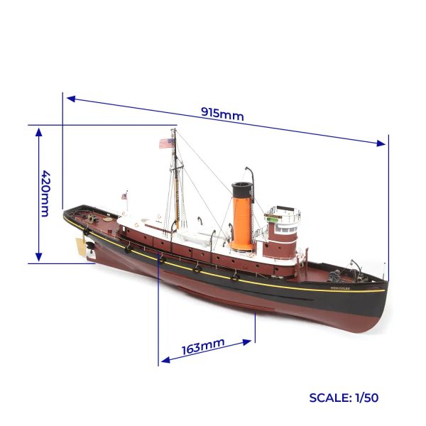 Hercules Model Tugboat Kit - Occre (61002)