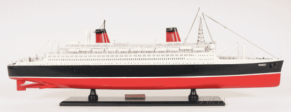 SS France Painted Model Ship - OMH (C018)