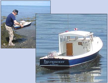 Maine Lobster Boat R/C Model Kit - BlueJacket (K204)
