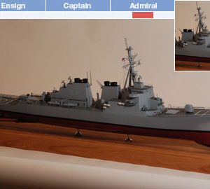 USS Arleigh Burke Ship Model Kit - BlueJacket (K2051)