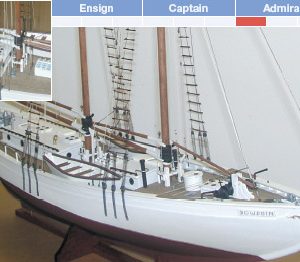 Bowdoin Yacht Model Boat Kit - BlueJacket (KLW128)