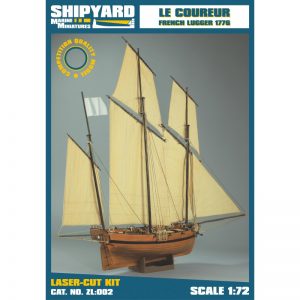Le Coureur 1776 Model Ship Kit - Shipyard (ZL002)